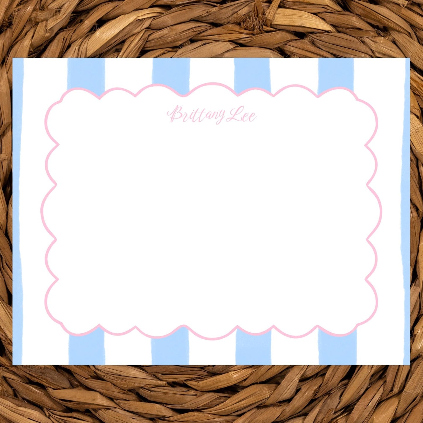 Mahjong Notecard by The Saltwater Press