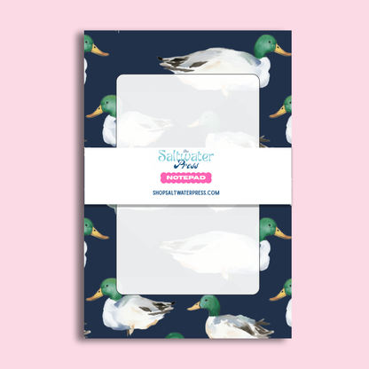 Mallard Duck Notepad by The Saltwater Press
